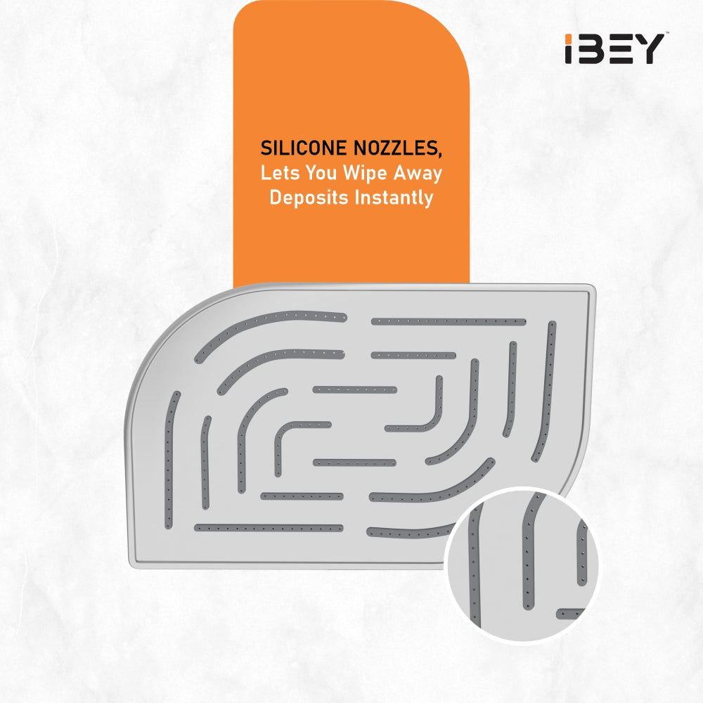 Maze Leaf Designer Overhead Shower