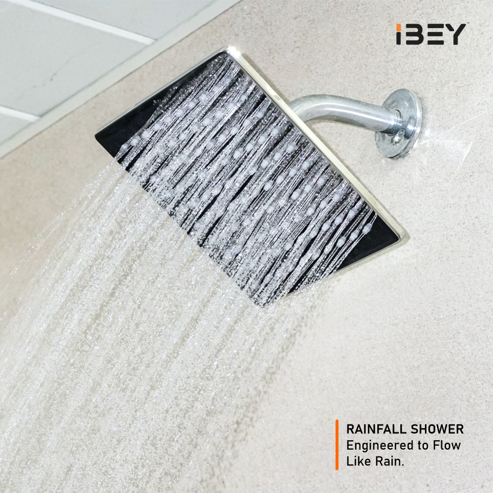 Meta Four Nozzle Stainless Steel Overhead Shower