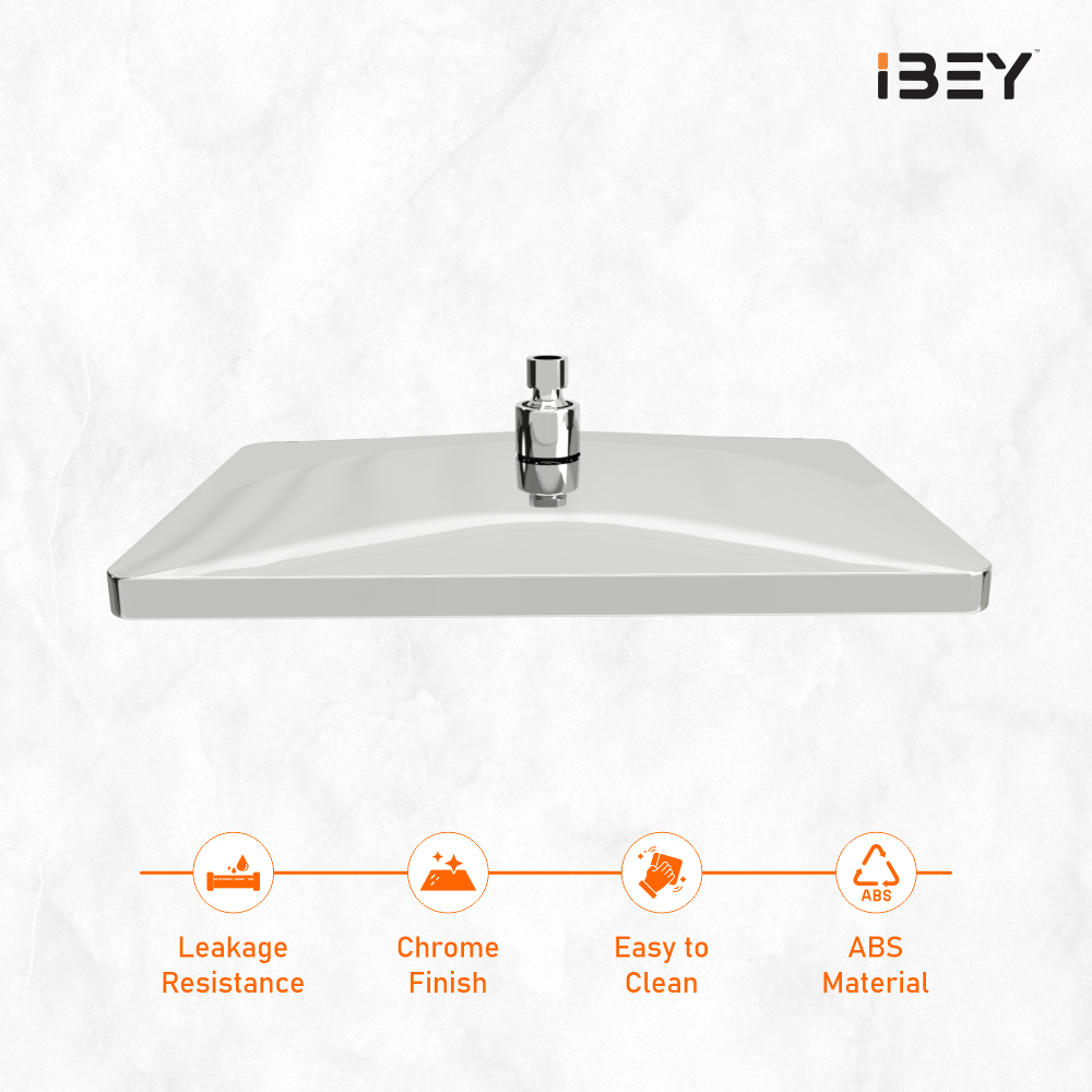 Rectangle ABS Overhead Shower