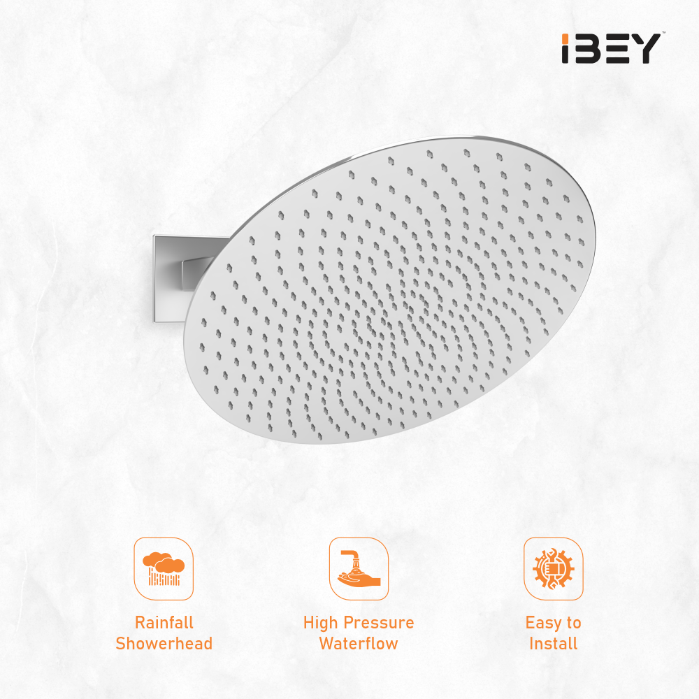 Soft Round Rainfall Shower Head