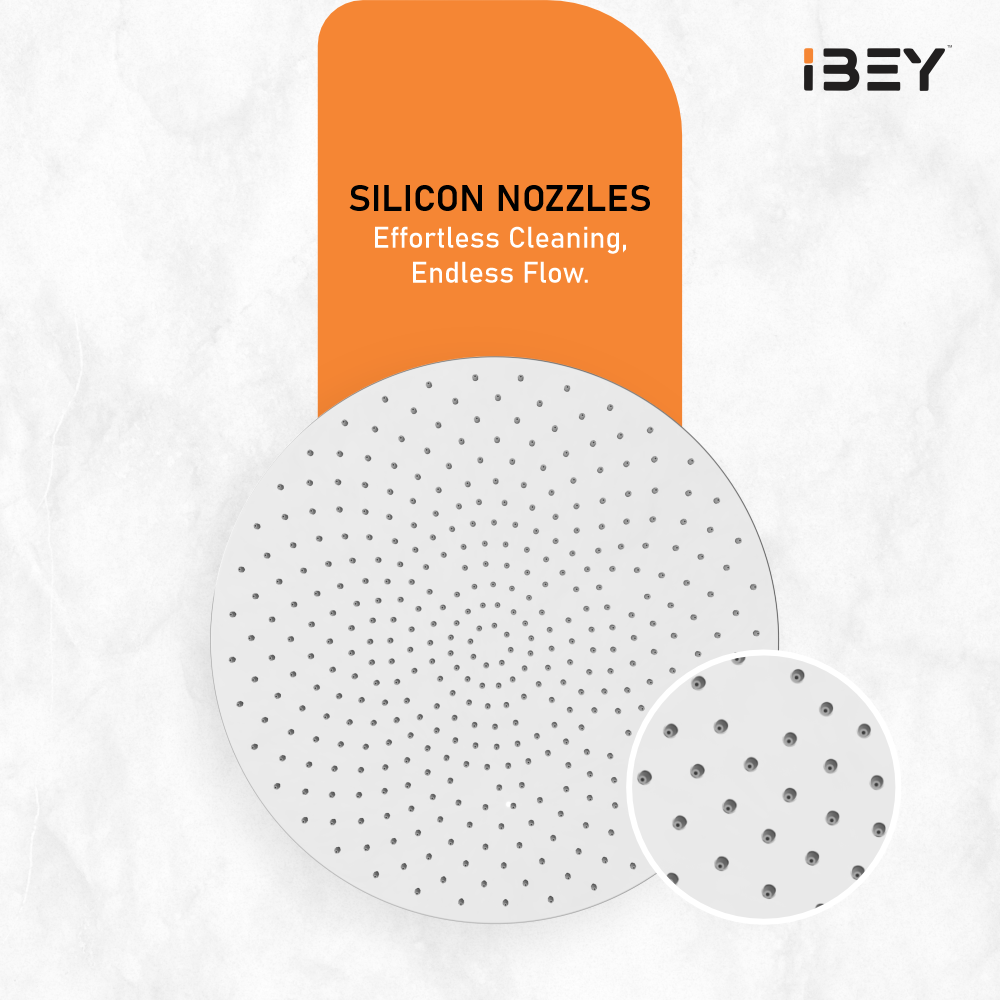 Soft Round Rainfall Shower Head